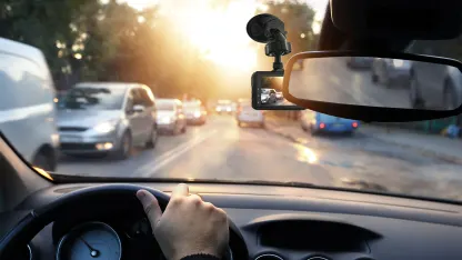 VAVA 1080P 3" Dash Cam with Parking Monitor & 8GB SD Card