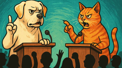 Let's have this debate again. Cats or dogs. Support your answer in the comments.