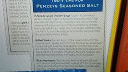 Penzeys Recipe Cards