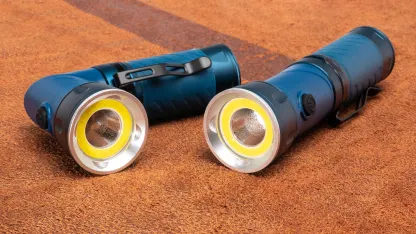 2-Pack: BrightEase Rotatable Aluminum Flashlights