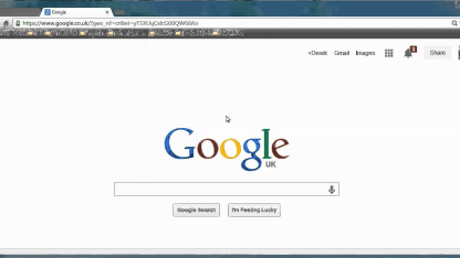 Google chrome nav bar