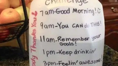 So I did the gallon challenge....