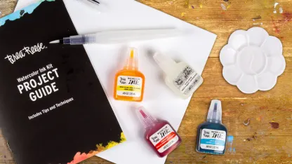 Brea Reese 21-Piece Watercolor Ink Art Kit
