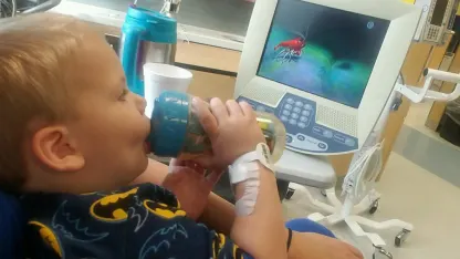 Remember David the "bubble boy" that died years ago in Houston, grandson is being treated with infusion therapy developed by boys death