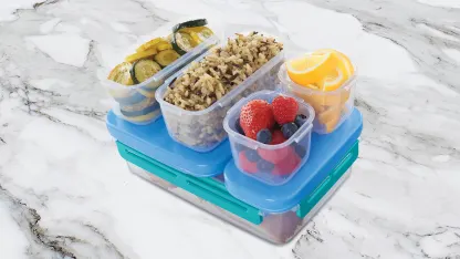 3-Pack: Rubbermaid LunchBlox Leakproof Large Entree & Sides Set