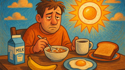 For breakfast most days, I have: