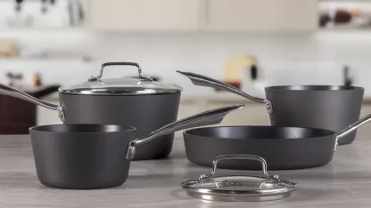 Cuisinart 10-Piece Conical Anodized Cookware Set