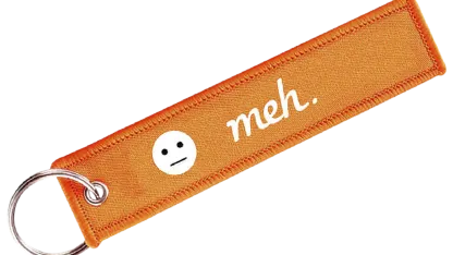 Meh Luggage Tag
