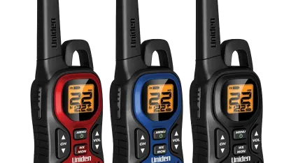 3-Pack: Uniden 37-Mile/22 Channel GMRS 2-Way Radios