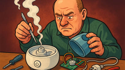 Big Clive dissects and explains an extremely basic ultrasonic humidifier