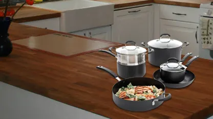 Oster Brawly 10-Piece Non-Stick Anodized Aluminum Cookware