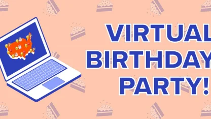 Virtual birthday party