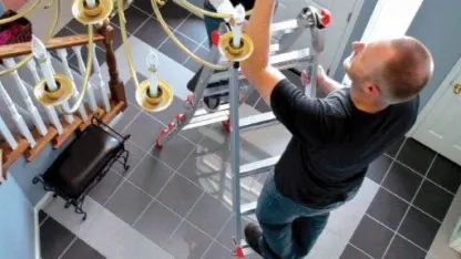 Little Giant 17' Titan Ladder w/ AirDeck & Wheels (Refurbished)