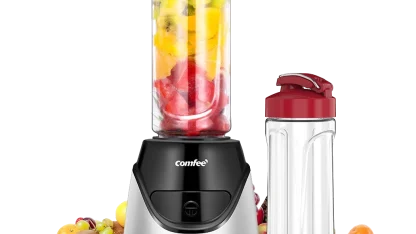 Comfee Personal Blender with Two 20oz Tritan Sports Bottles