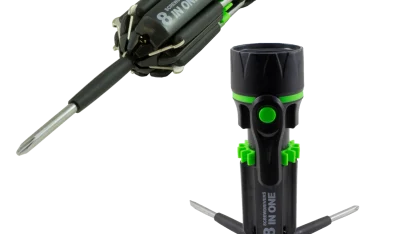 2-Pack: LitezAll 8-in-1 LED Flashlight Screwdriver