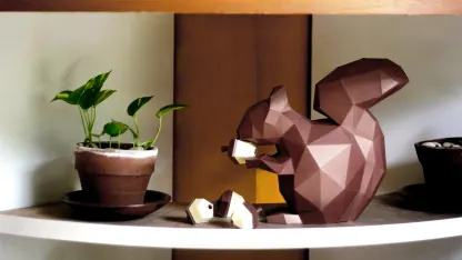 Papercraft World Squirrel Model