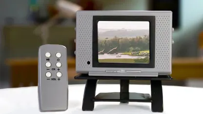 Tiny TV Classics Collectible TV with Real Working Remote