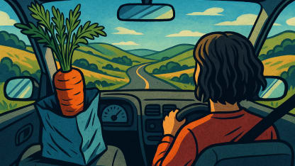 Best resolution-inspiring/healthy road trip snack: