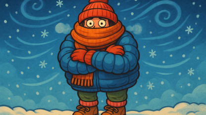 The most important part of staying warm in the winter is: