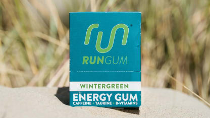 120-Pack: Run Gum Wintergreen Original Strength Caffeinated Energy Gum