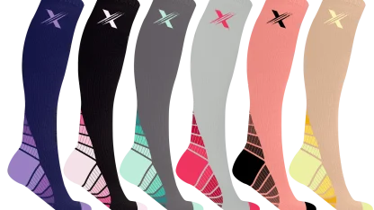 Extreme Fit 6-Pairs: Unisex Sports Compression Socks