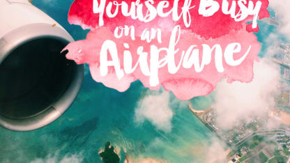 How do you occupy yourself on a long flight?