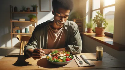 What are you eating under there?