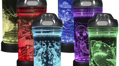 3-pack: Igloo Yew Stuff 14oz Light-Up Bottle