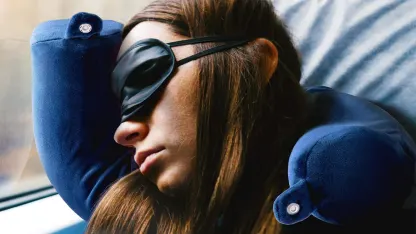 2-Pack: Fern and Willow Bendable Memory Foam Travel Pillows