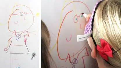 Birthday Game: Blindfolded Irk Drawing