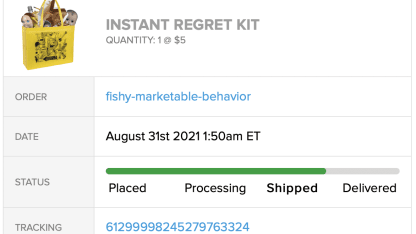 Unreasonable IRK shipping