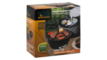 The Big Backyard Portable Barbecue Grill & Cooler Bag