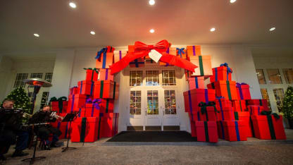 The White House is all decked out for 2021