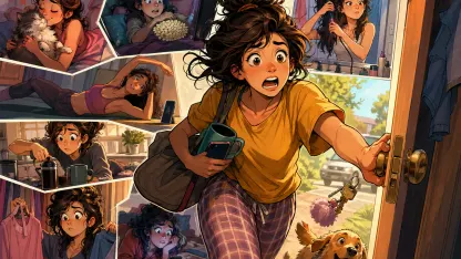 If I'm late getting out the door, it's most likely because: