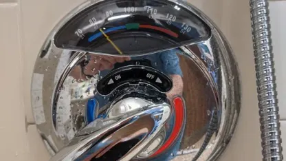 My shower had a speedometer.