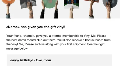 New VMP membership