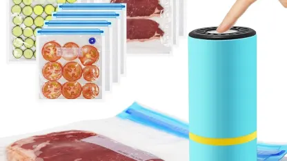 Vacuum sealer with 10 reusable bags