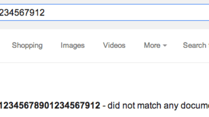 Stupid Google Games - the search for low numbers