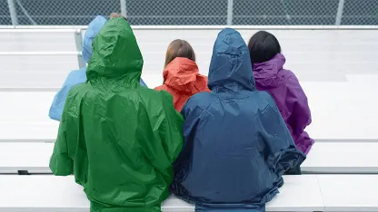 4-Pack: Slicker Seat Premium Poncho with Stadium Seat Coverage
