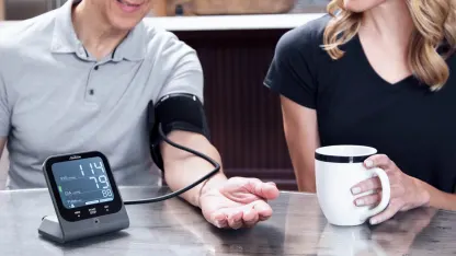 Sunbeam Blood Pressure Monitor With Comfort Inflate Technology