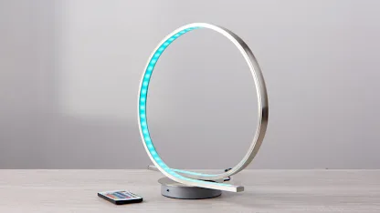 Daylight 24 LED Color Changing Ribbon Table Lamp with Remote Control