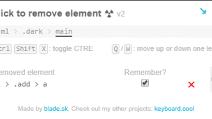 Button Be Gone! [Chrome]