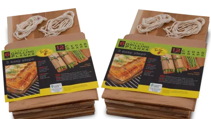 2-for-Tuesday: Truefire Gourmet 18-Piece Set of Cedar Grilling Planks & Wraps