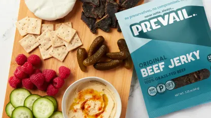 8-Pack: Prevail 100% Grass-Fed Original Beef Jerky (2.25 oz)