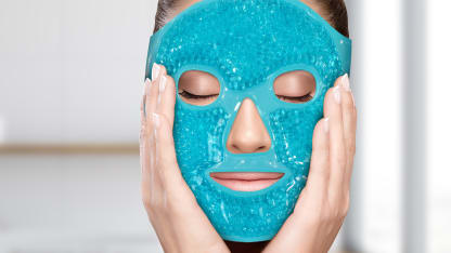 2-Pack: Perfecore Therapeutic Gel Bead Cooling & Heating Face Masks