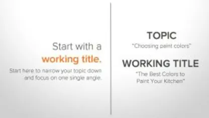 What's the title of your topic?