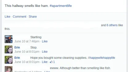 It stinks in here. Better...