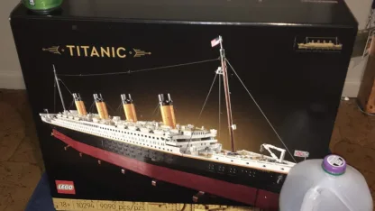 My Son's LEGO Titanic Arrived Today