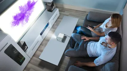 iJoy Mini Projector Set with Screen and Speakers