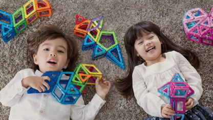 62-Piece Magformers Rainbow Set